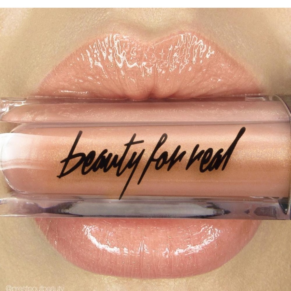 Beauty For Real plumping Lip Gloss in Sunshine